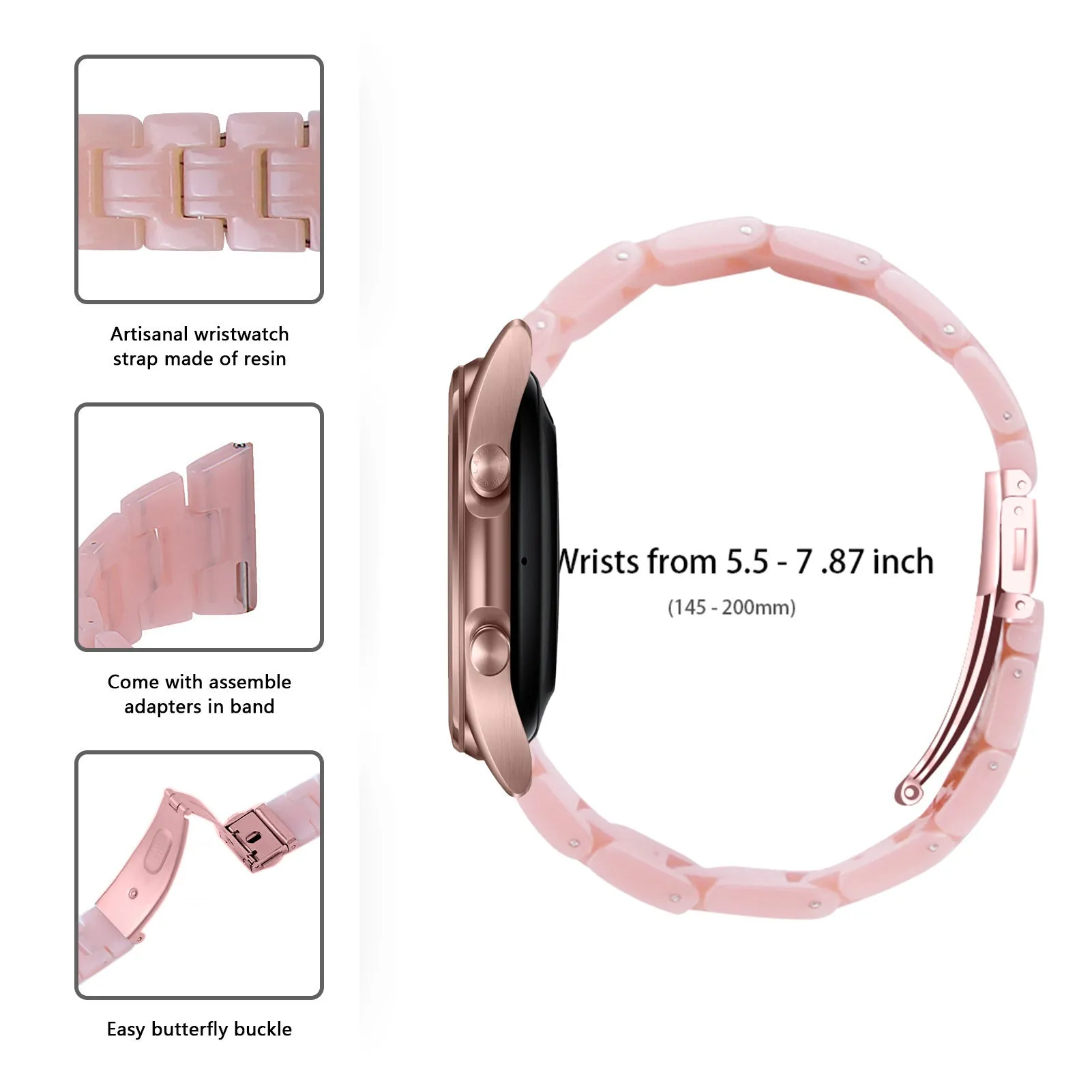 #1 Best Seller: Amazfit GTS 2 Resin Strap (Pink)  Almost Gone!