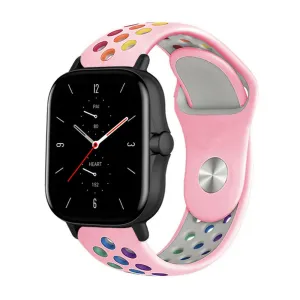 #1 Best Seller: Amazfit GTS 2 Sport Strap (Pink/Multicoloured)  Almost Gone!