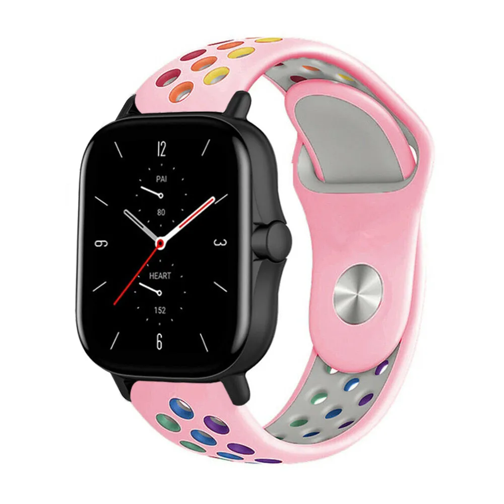 #1 Best Seller: Amazfit GTS 2 Sport Strap (Pink/Multicoloured)  Almost Gone!