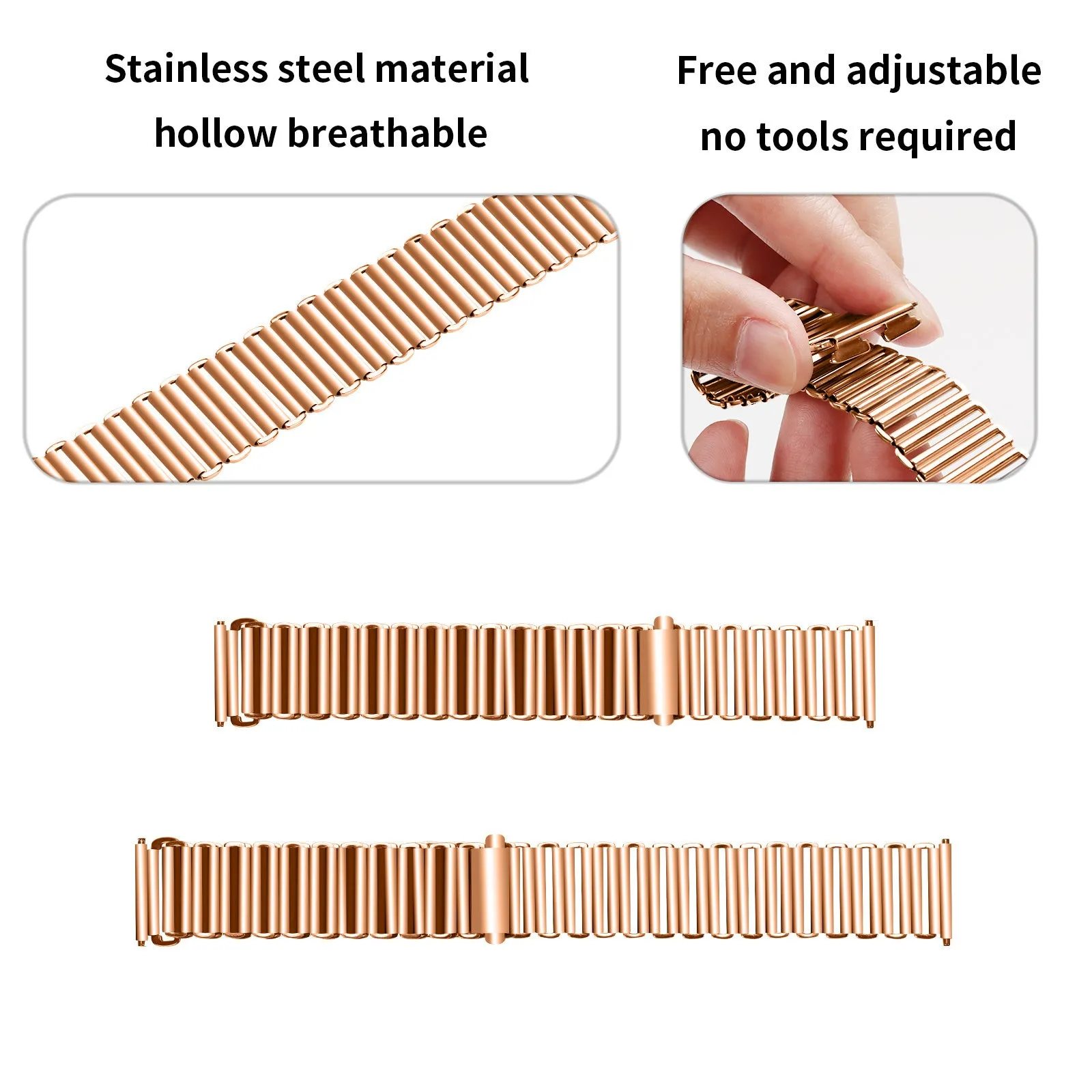 #1 Best Seller: Amazfit GTS 2 Steel Loop Strap (Rose Gold)  Going Fast!