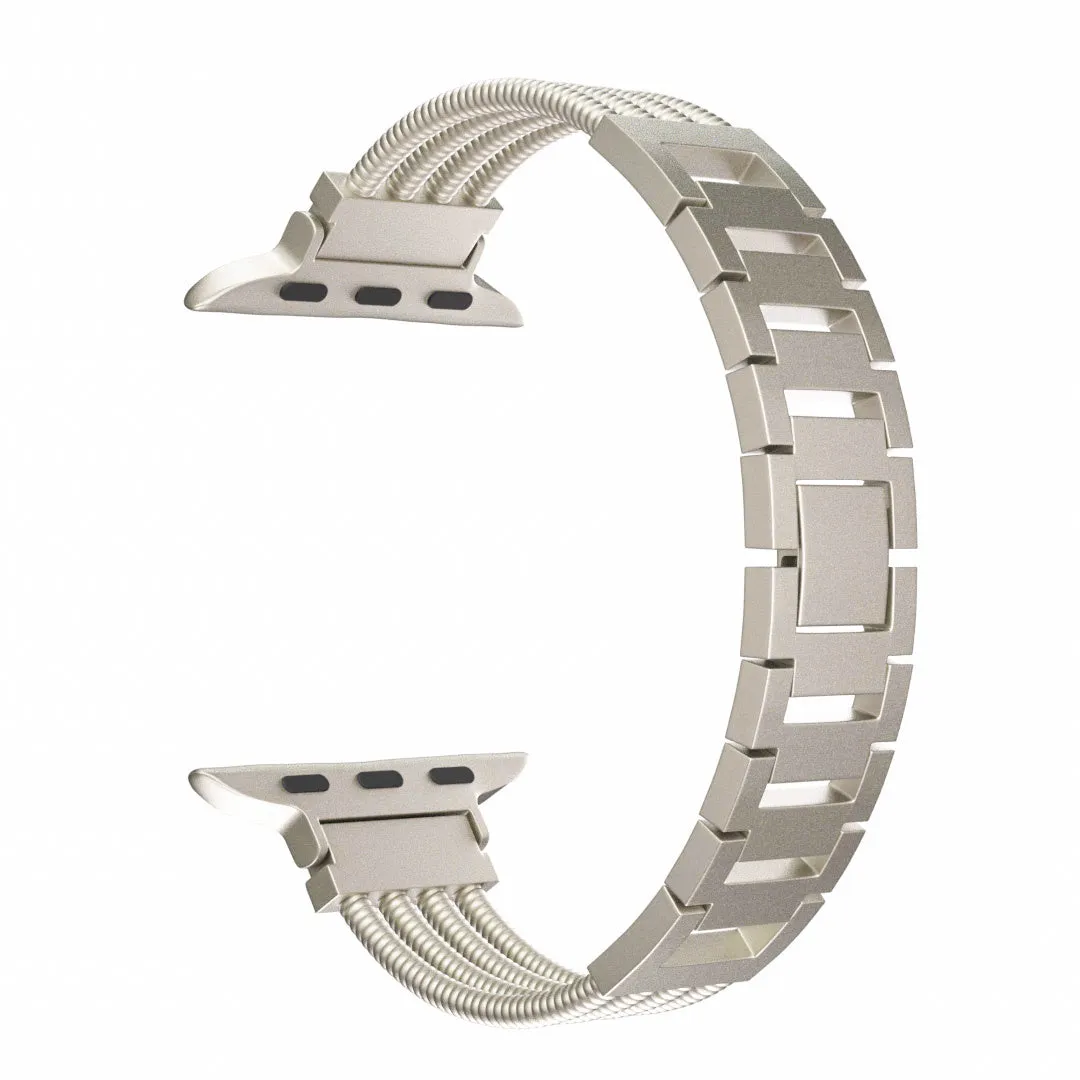 #1 Best Seller: Apple Watch 'Bracelet' Strap (Starlight)  Ends Soon!