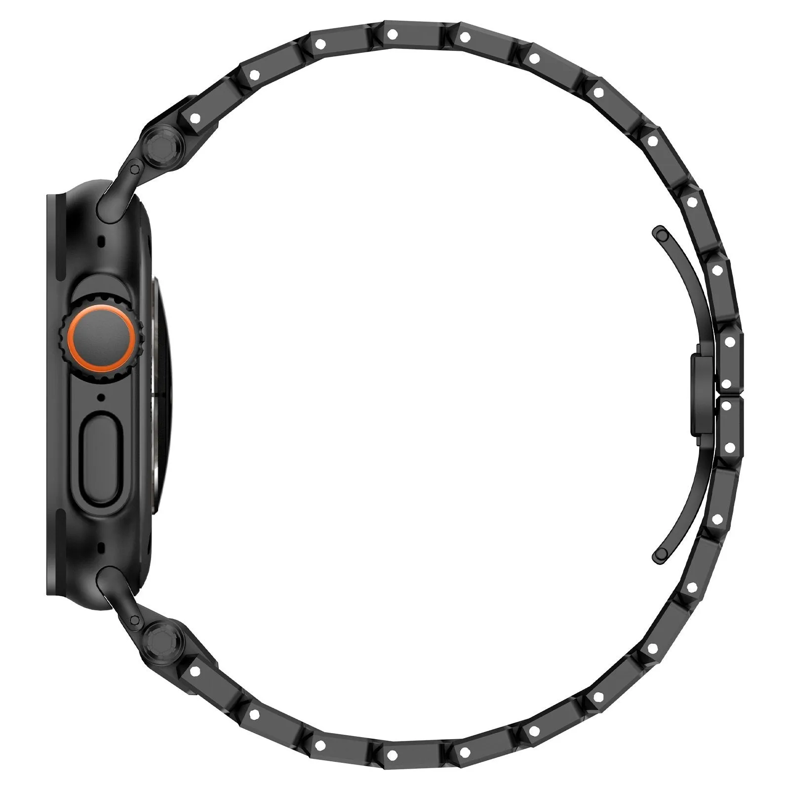 #1 Best Seller: Apple Watch 'Explorer' Premium Steel Strap (Black)  Almost Gone!