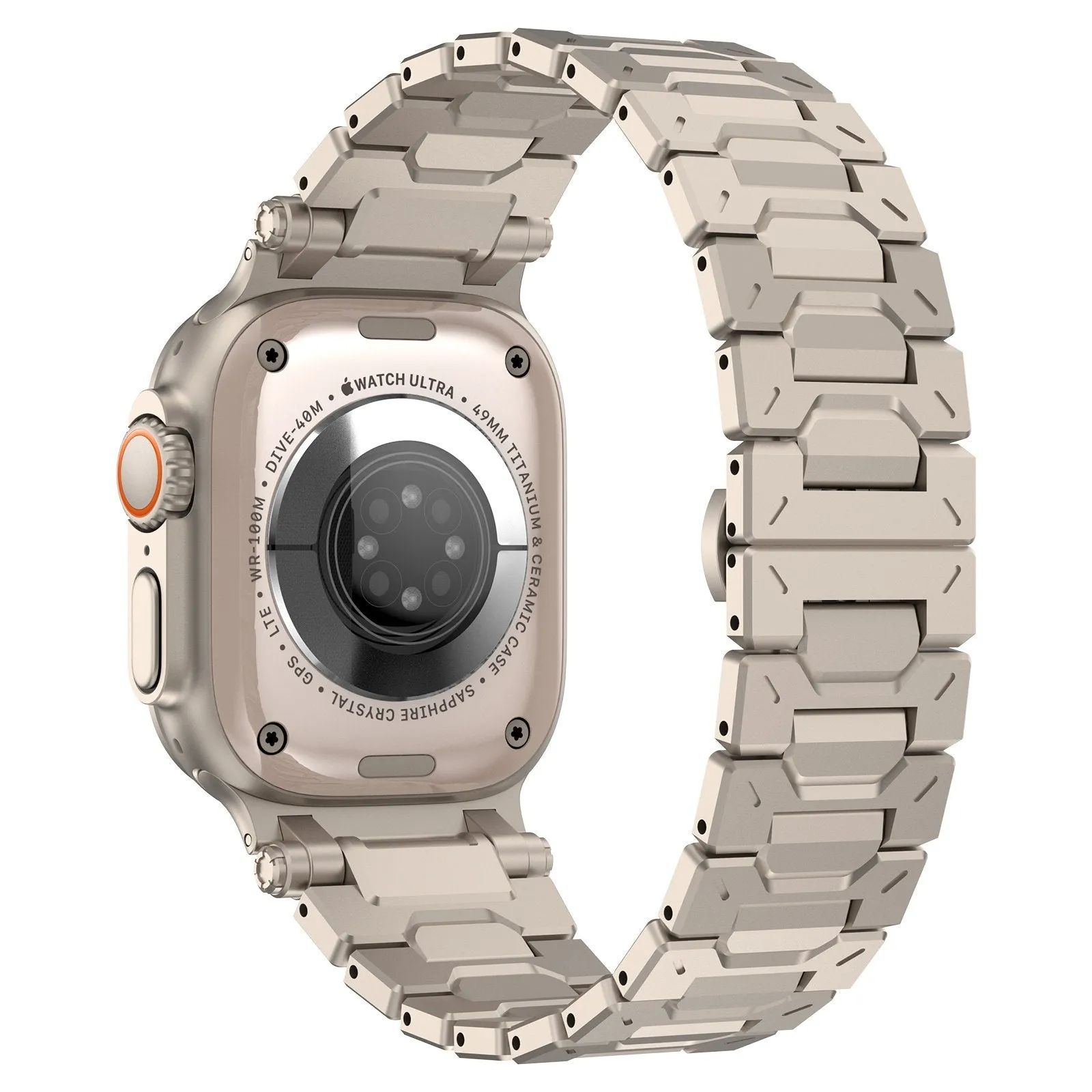 #1 Best Seller: Apple Watch 'Explorer' Premium Steel Strap (Titanium)  Going Fast!