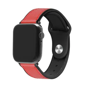 #1 Best Seller: Apple Watch Hybrid Leather Strap (Red)  Almost Gone!