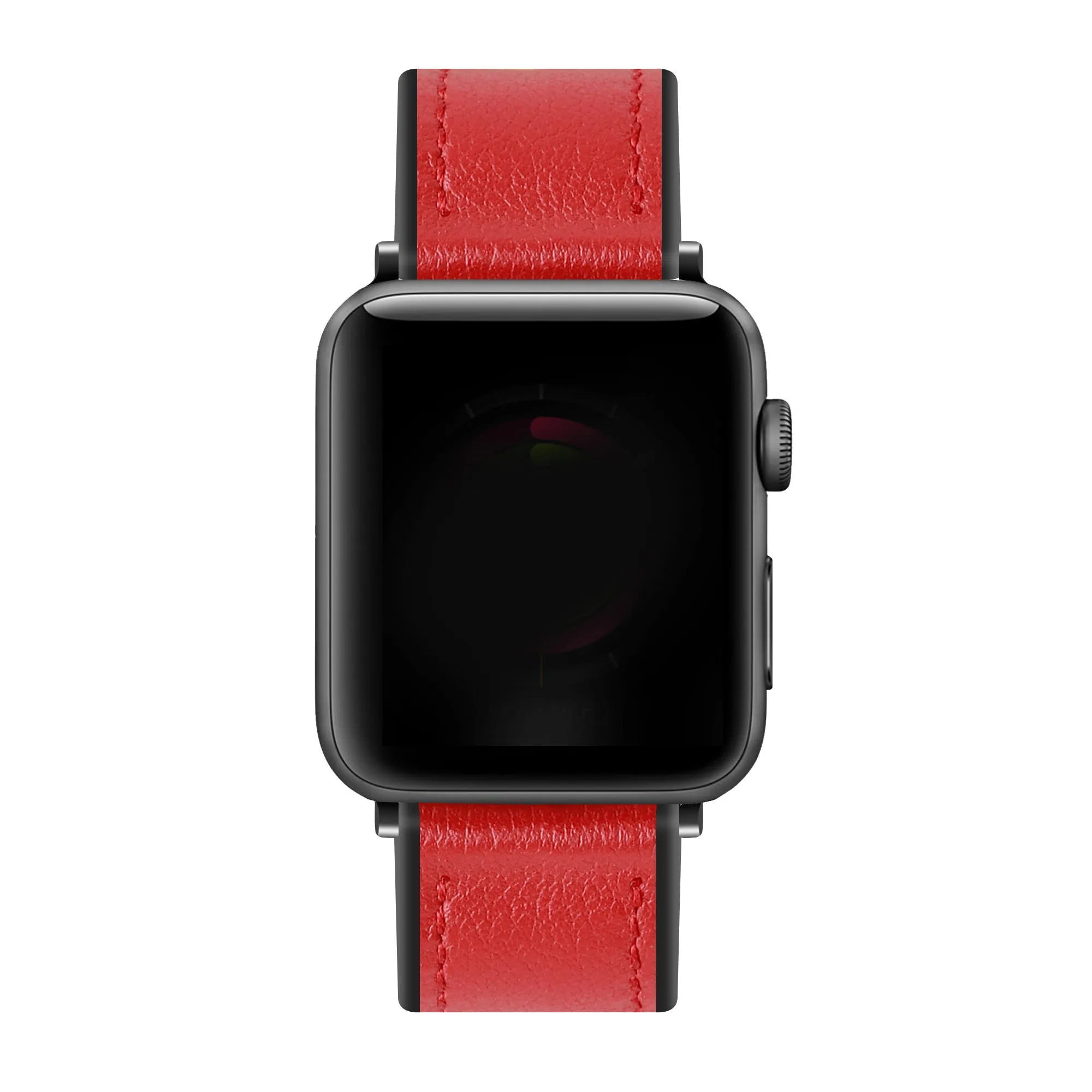 #1 Best Seller: Apple Watch Hybrid Leather Strap (Red)  Almost Gone!
