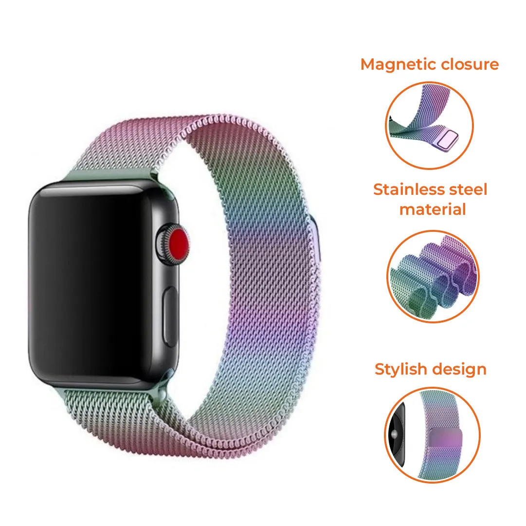 #1 Best Seller: Apple Watch Milanese Strap (Pearlescent)  Today Only!