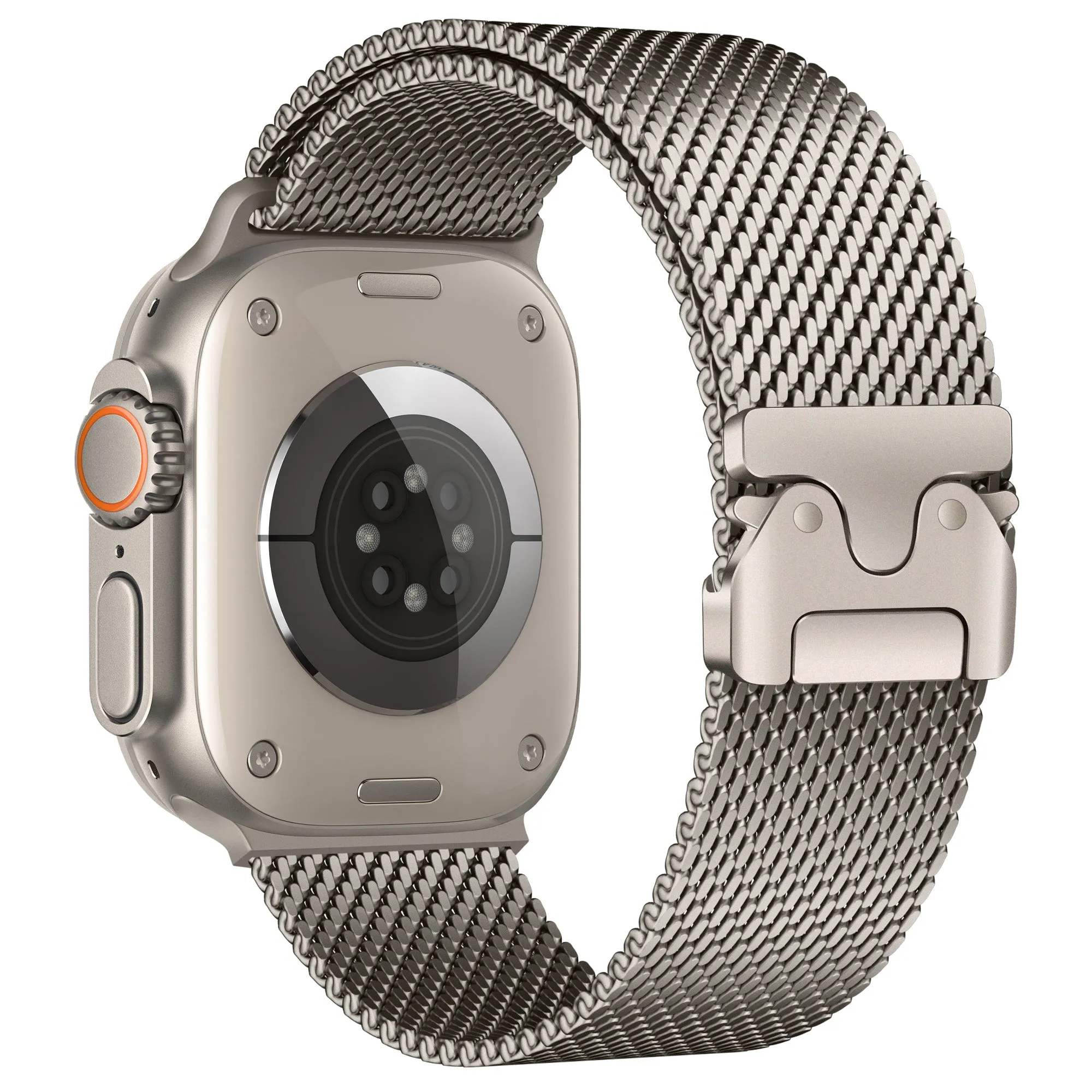 #1 Best Seller: Apple Watch Modern Milanese Strap (Titanium)  Last Few Pieces!