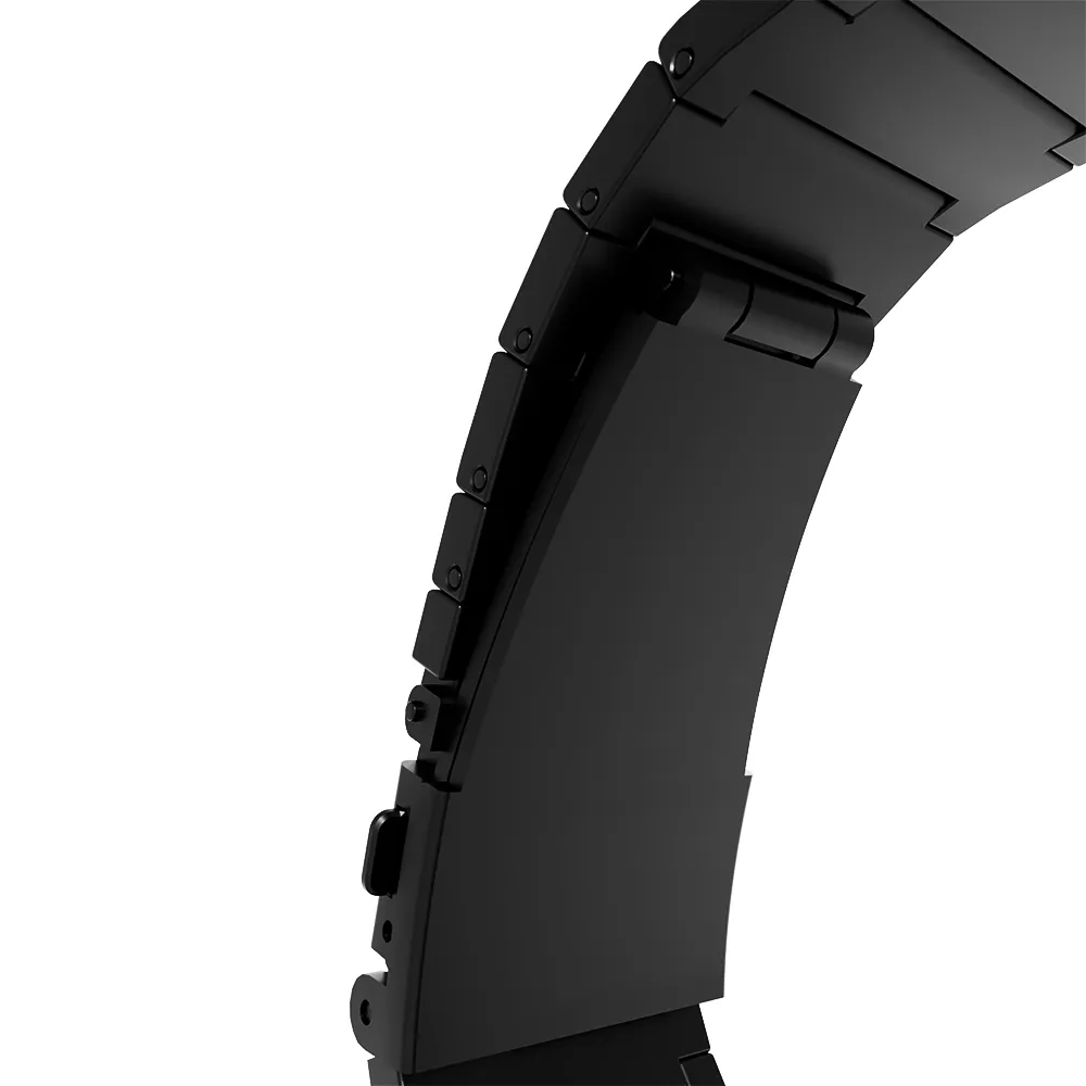 #1 Best Seller: Apple Watch Premium Titanium Strap (Black)  Stylish & Comfortable