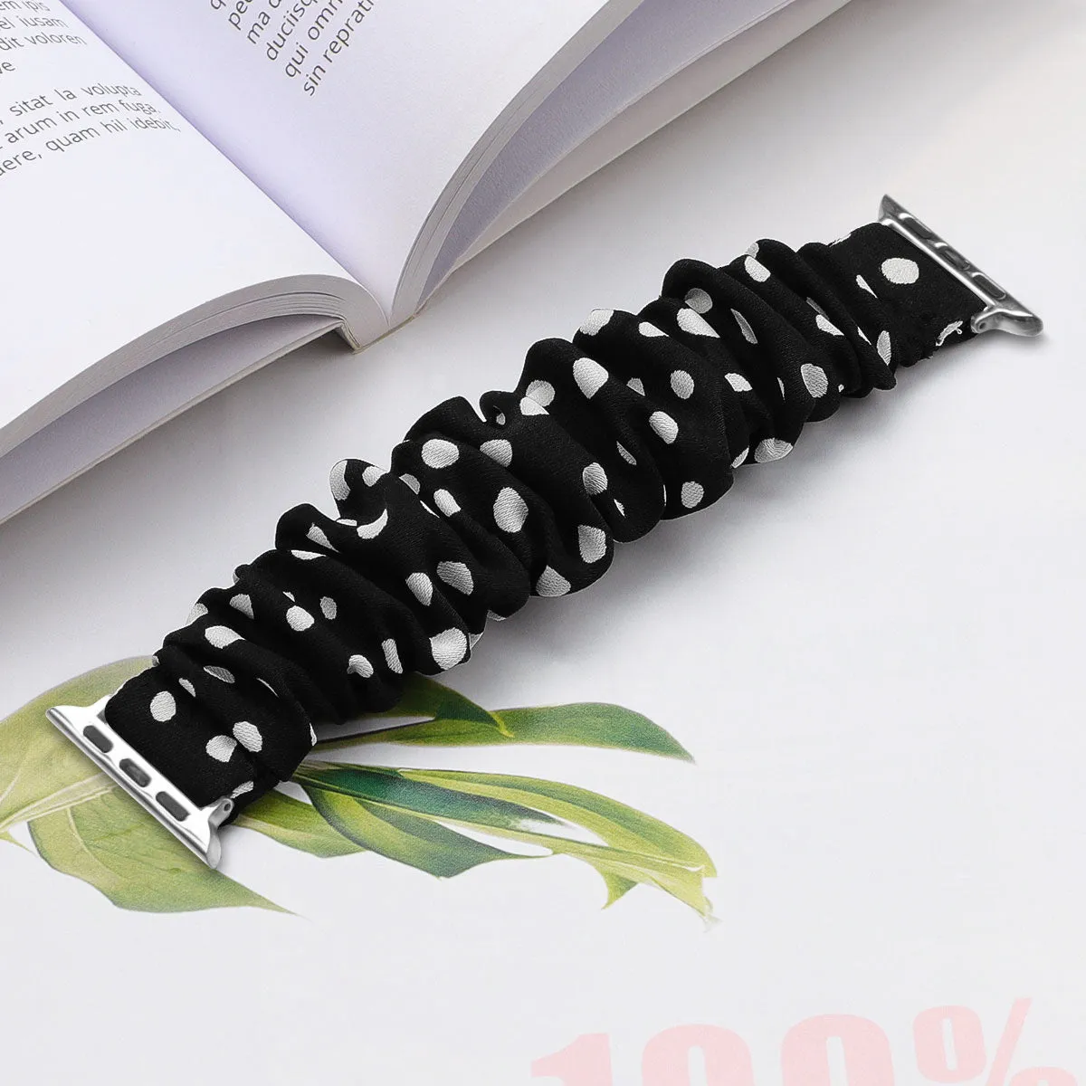 #1 Best Seller: Apple Watch Scrunchie Strap (Dotted)  Last Few Pieces!