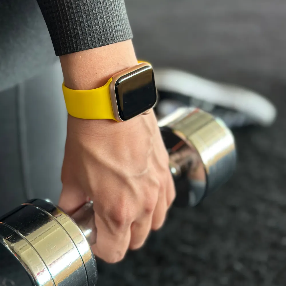 #1 Best Seller: Apple Watch Silicone Strap Classic (Yellow)  Last Few Pieces!