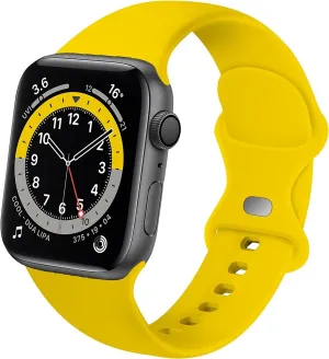 #1 Best Seller: Apple Watch Silicone Strap Classic (Yellow)  Last Few Pieces!