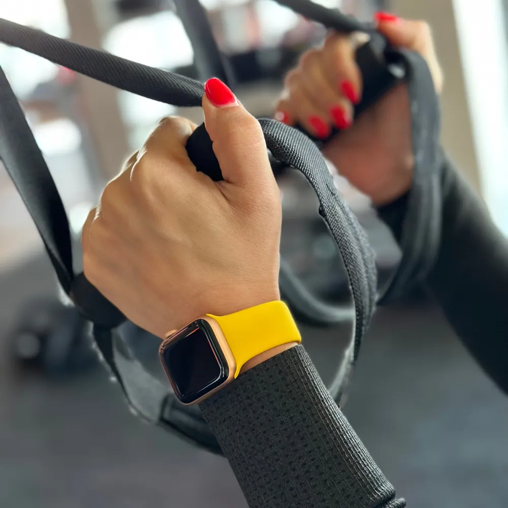 #1 Best Seller: Apple Watch Silicone Strap Classic (Yellow)  Last Few Pieces!