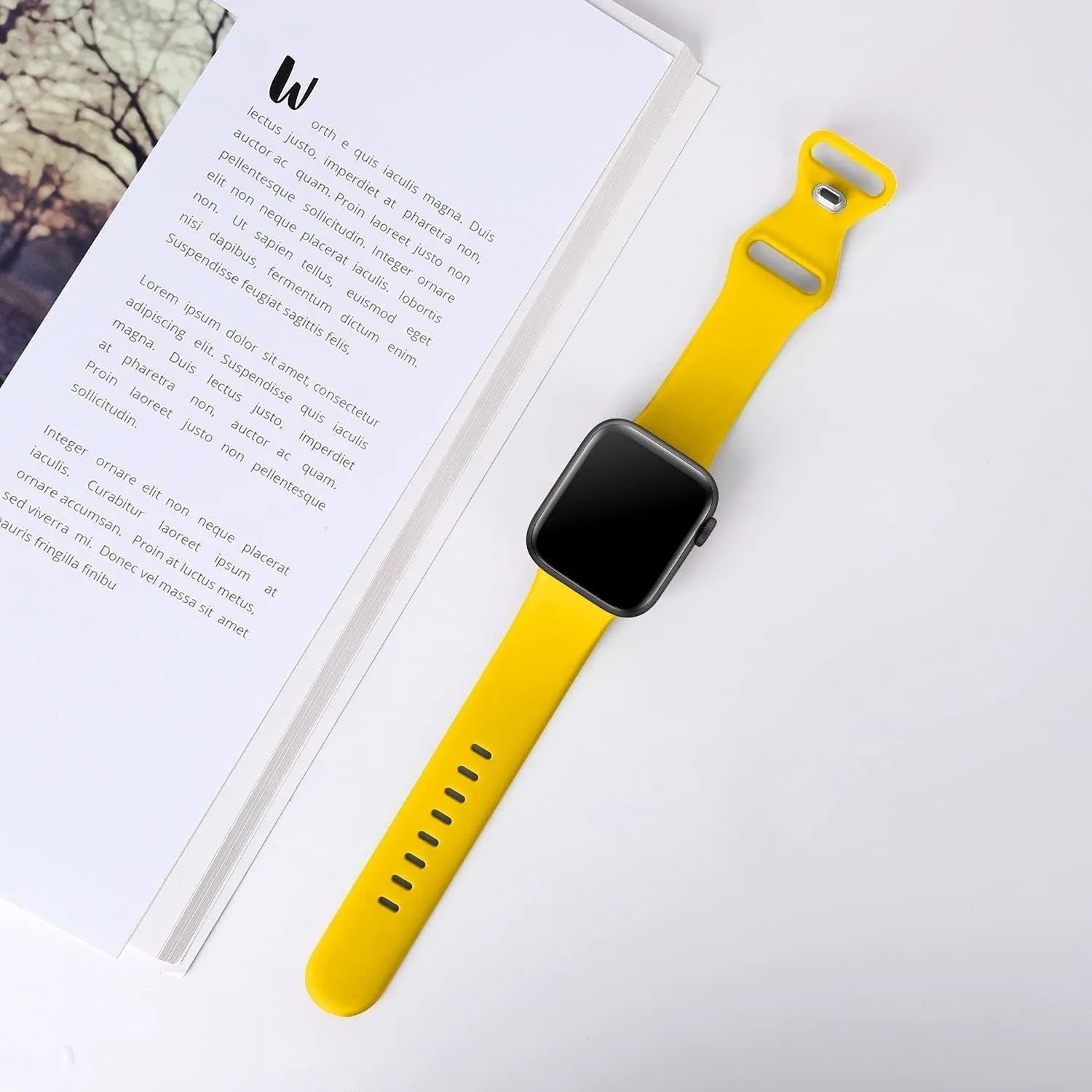 #1 Best Seller: Apple Watch Silicone Strap Classic (Yellow)  Last Few Pieces!