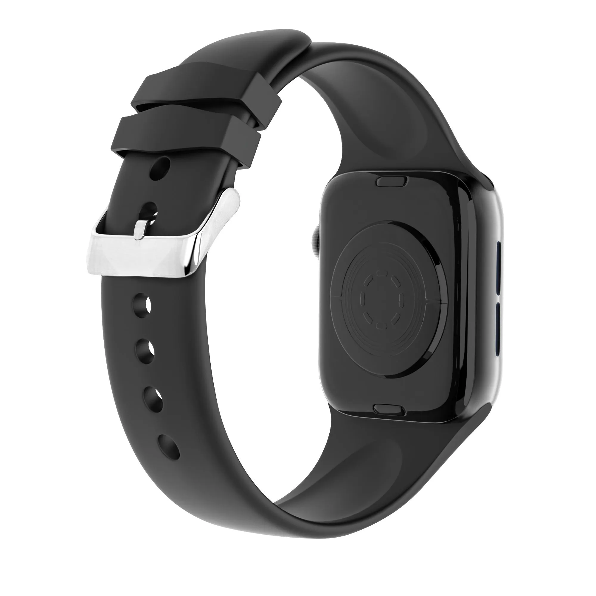 #1 Best Seller: Apple Watch Silicone Strap with Buckle (Black)  Almost Gone!