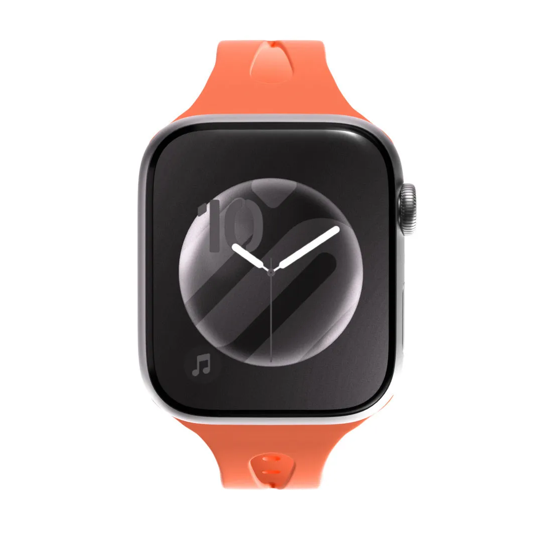 #1 Best Seller: Apple Watch Slim Silicone Strap (Coral)  Last Few Pieces!