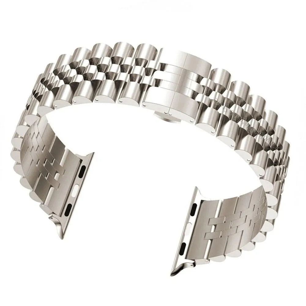 #1 Best Seller: Apple Watch Steel Strap Jubilee (Starlight)  Stylish & Comfortable