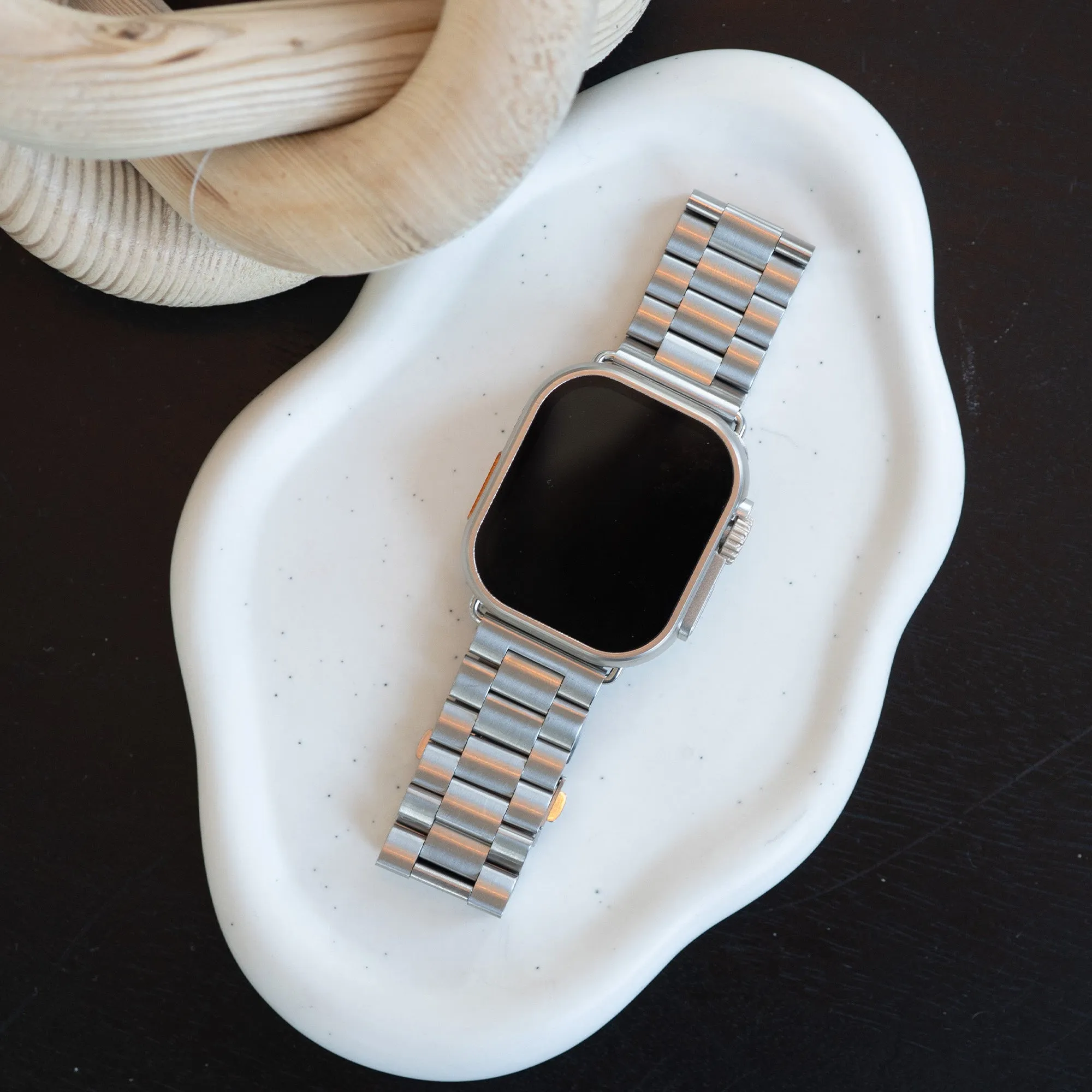 #1 Best Seller: Apple Watch Steel Strap (Silver)  Limited Stock!