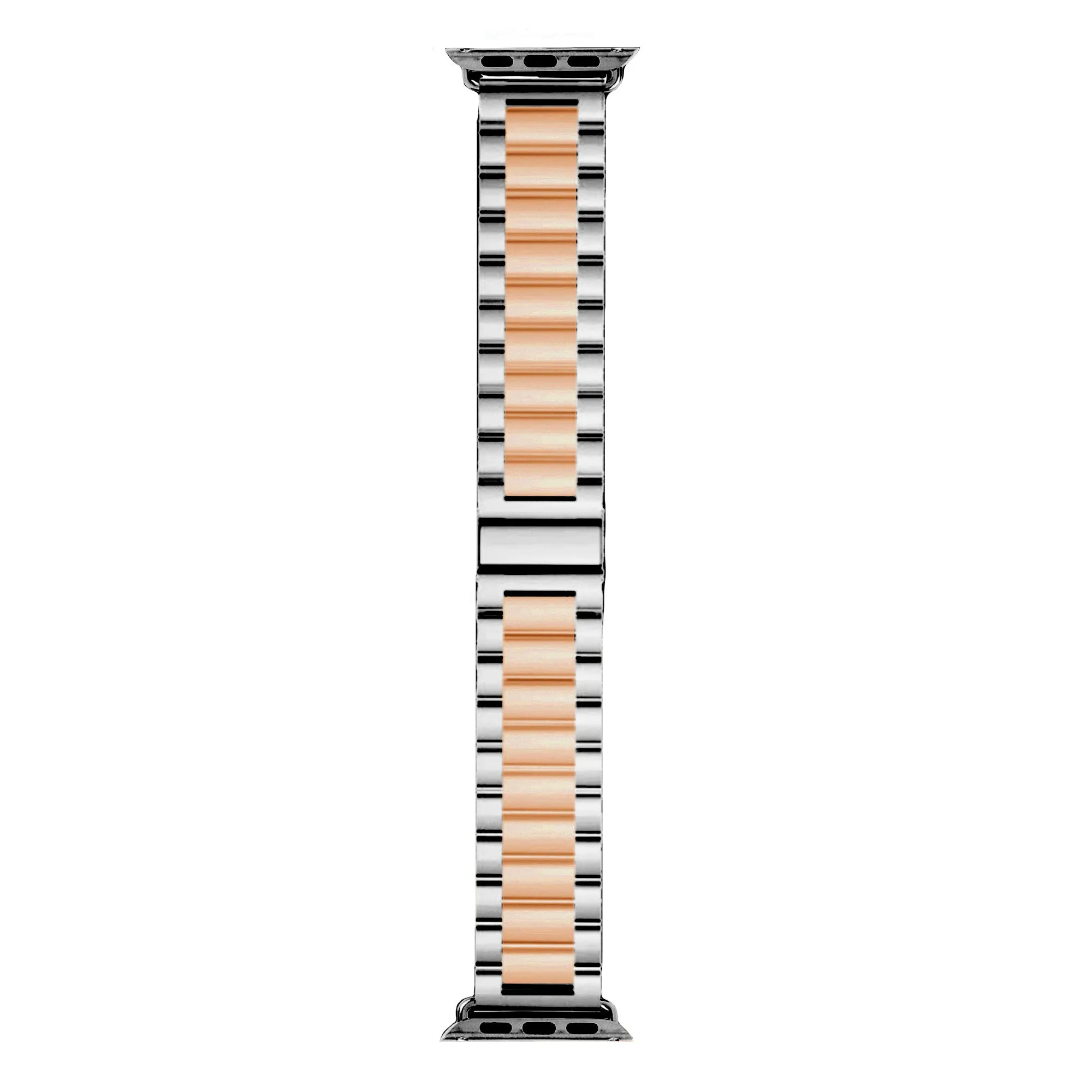 #1 Best Seller: Apple Watch Steel Strap (Silver/Rose Gold)  Limited Stock!