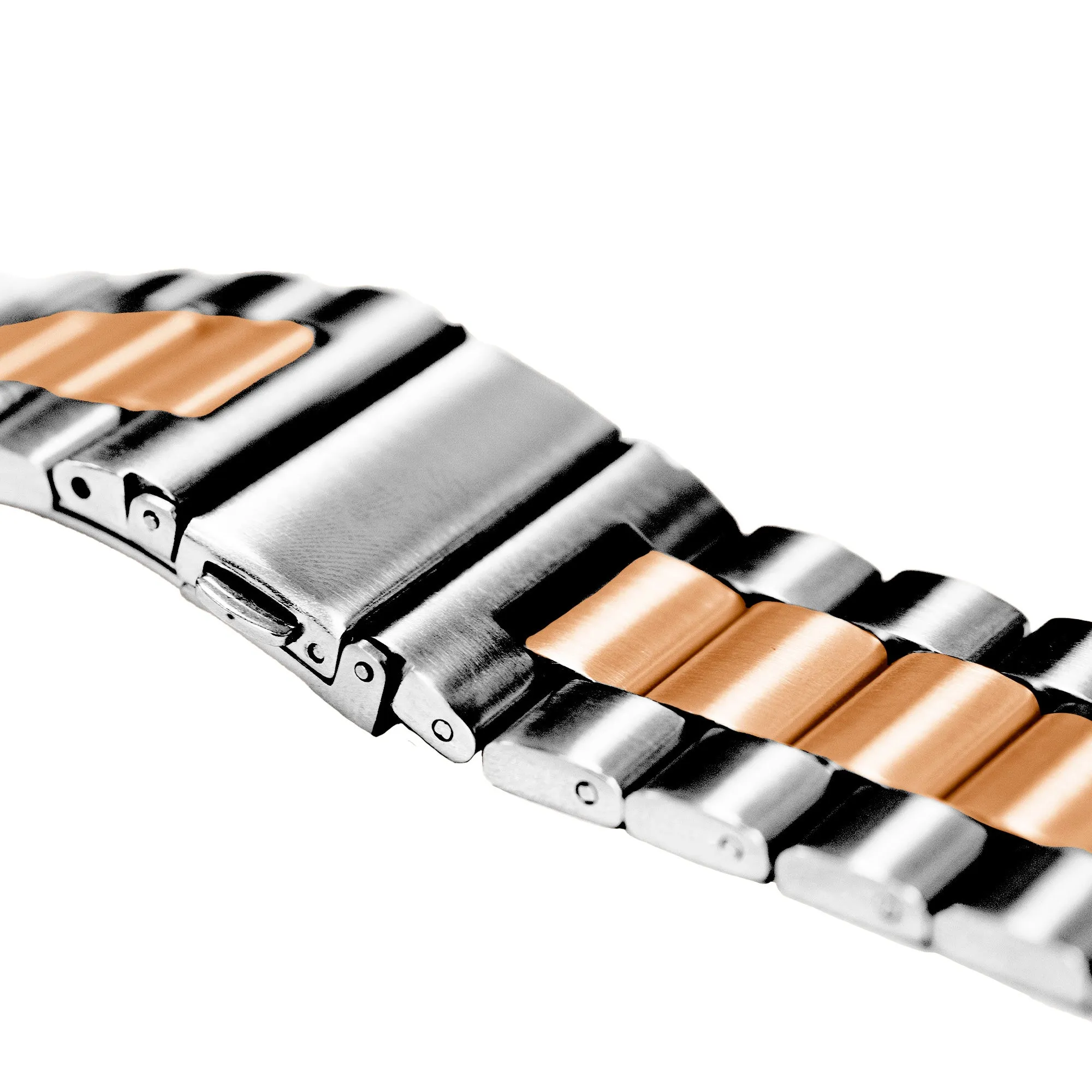 #1 Best Seller: Apple Watch Steel Strap (Silver/Rose Gold)  Limited Stock!