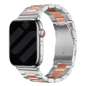 #1 Best Seller: Apple Watch Steel Strap (Silver/Rose Gold)  Limited Stock!