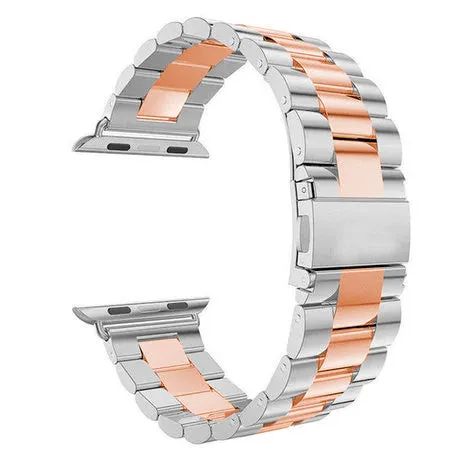 #1 Best Seller: Apple Watch Steel Strap (Silver/Rose Gold)  Limited Stock!