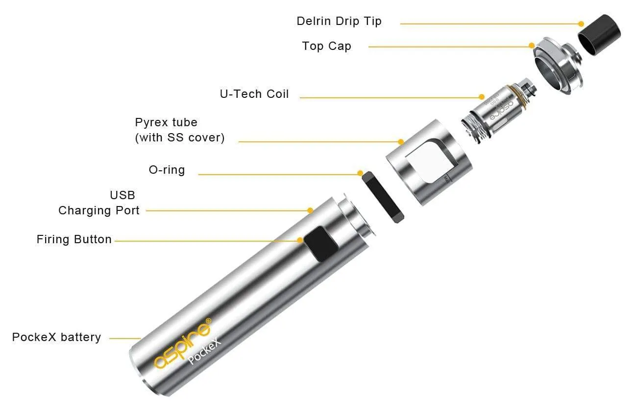 #1 Best Seller: Aspire PockeX AIO Starter Kit  Stylish & Comfortable