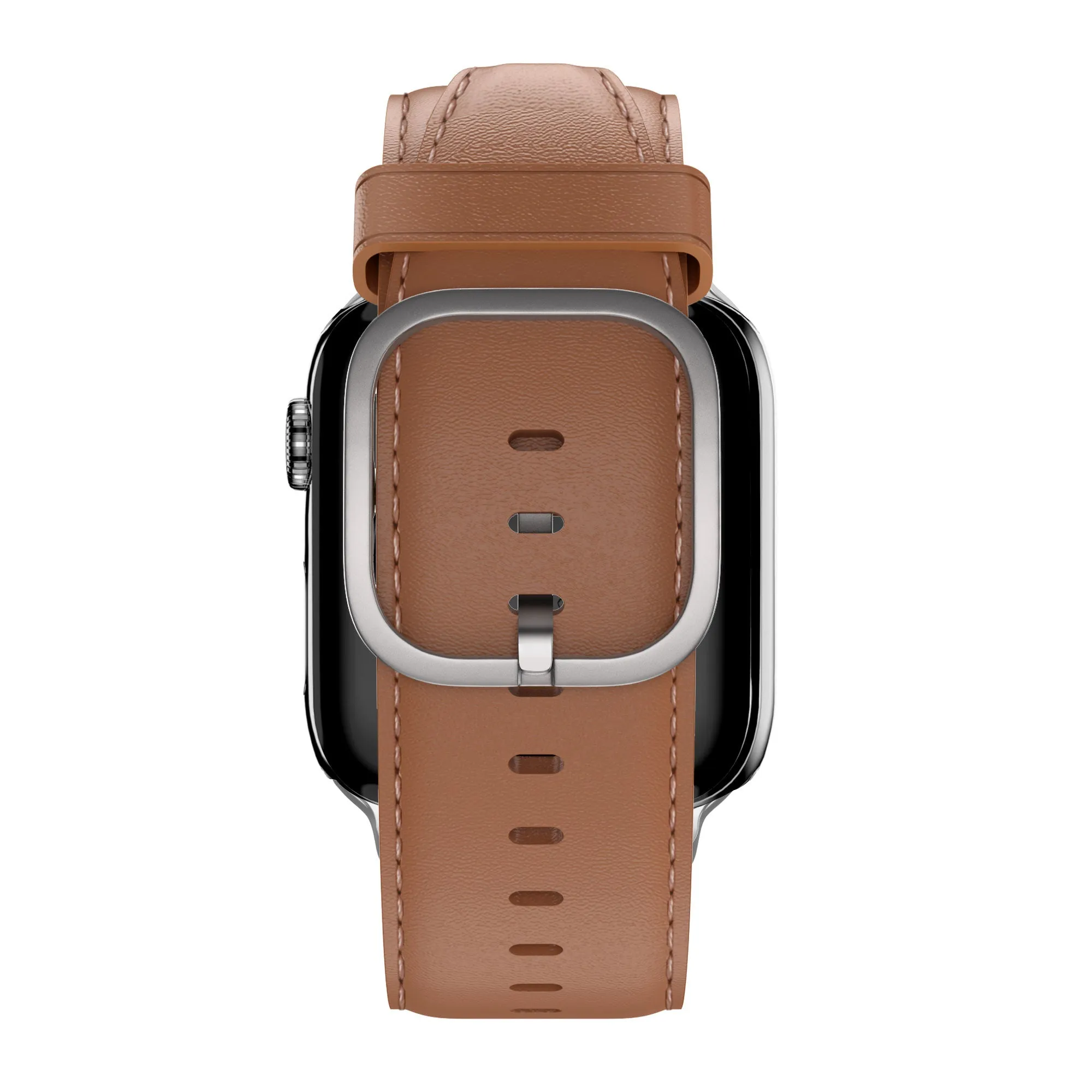 #1 Best Seller: Bandz Apple Watch Leather Strap 'Classic' (Light Brown)  Ends Soon!