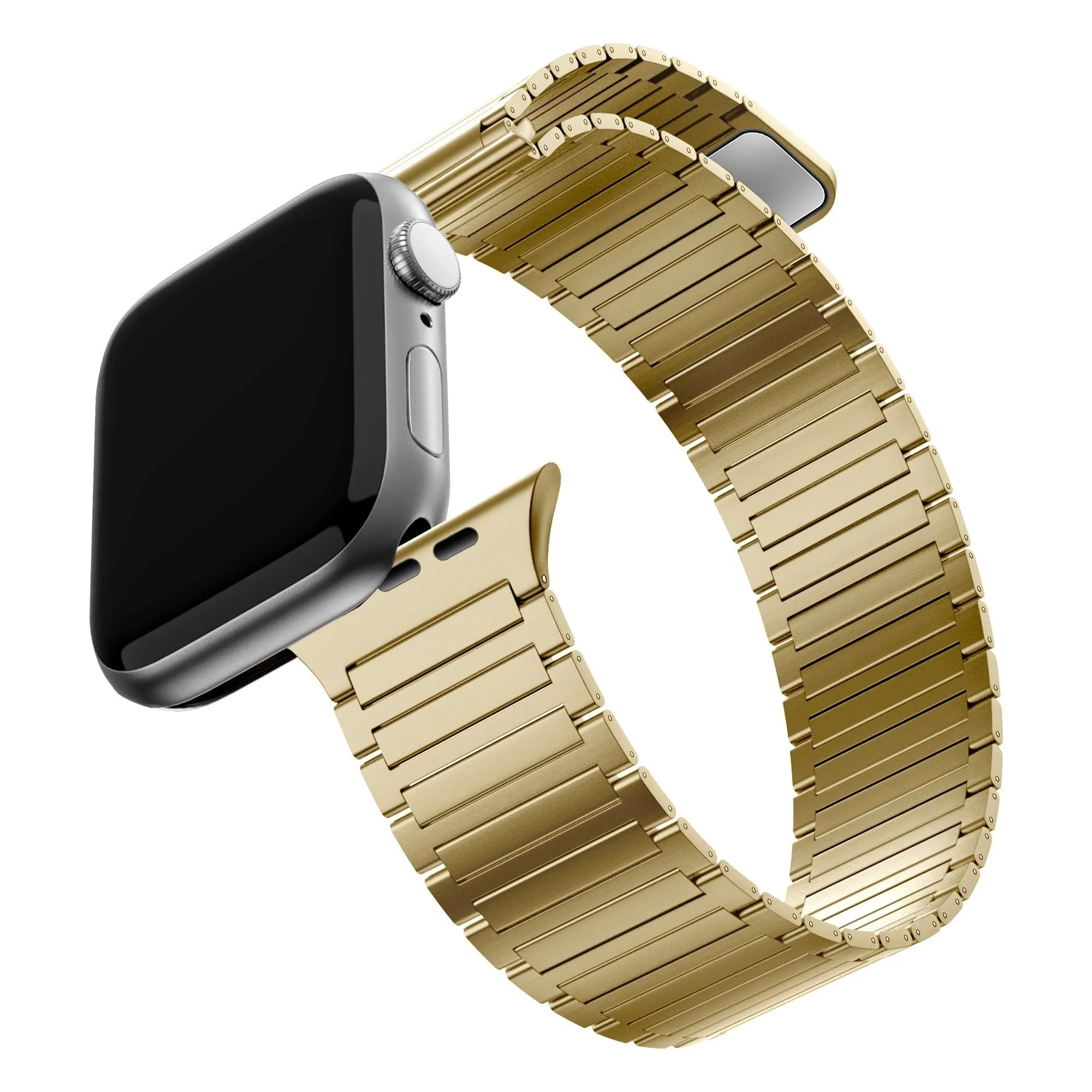 #1 Best Seller: Bandz Apple Watch Magnetic Steel Strap 'Deluxe' (Gold)  Almost Sold Out!