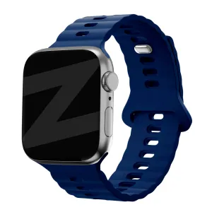 #1 Best Seller: Bandz Apple Watch Silicone Strap 'Single Link' (Dark Blue)  Dont Miss Out!