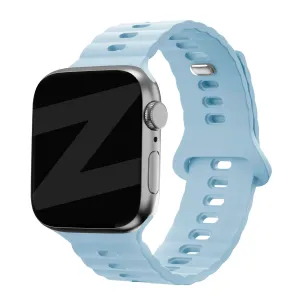 #1 Best Seller: Bandz Apple Watch Silicone Strap 'Single Link' (Light Blue)  Limited Availability!