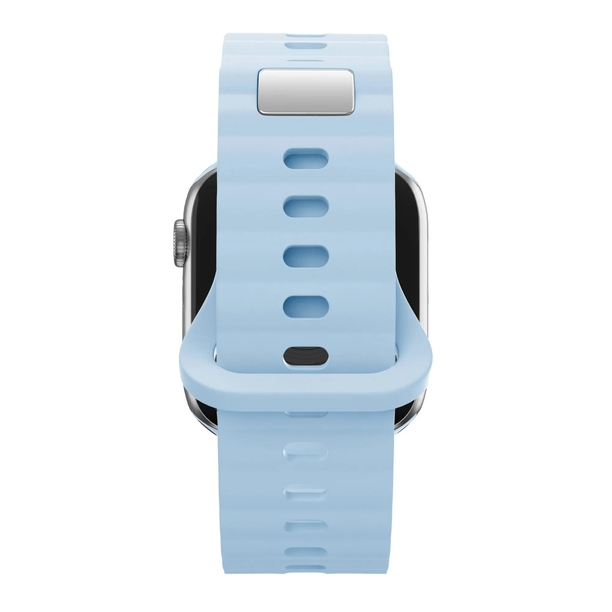 #1 Best Seller: Bandz Apple Watch Silicone Strap 'Single Link' (Light Blue)  Limited Availability!