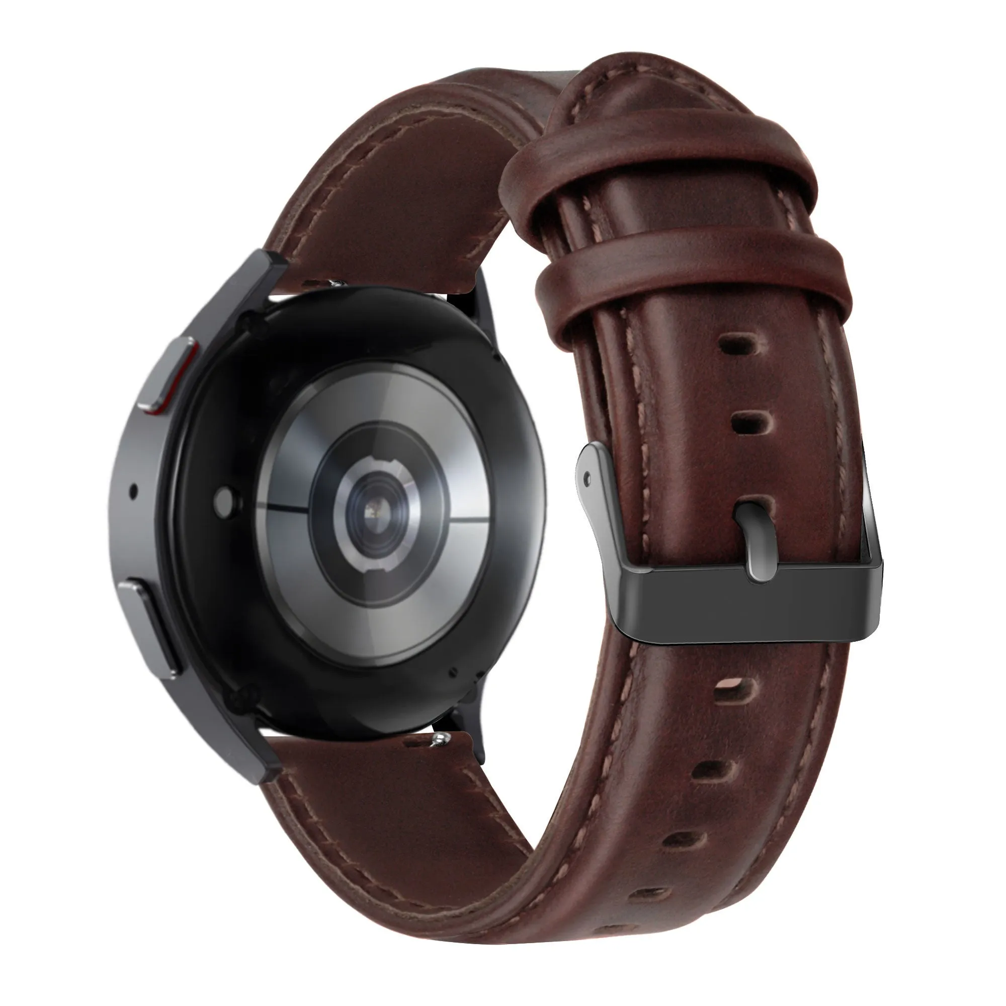 #1 Best Seller: Bandz Huawei Watch 4 (Pro) Leather Strap 'Classic' (Dark Brown)  Stylish & Comfortable