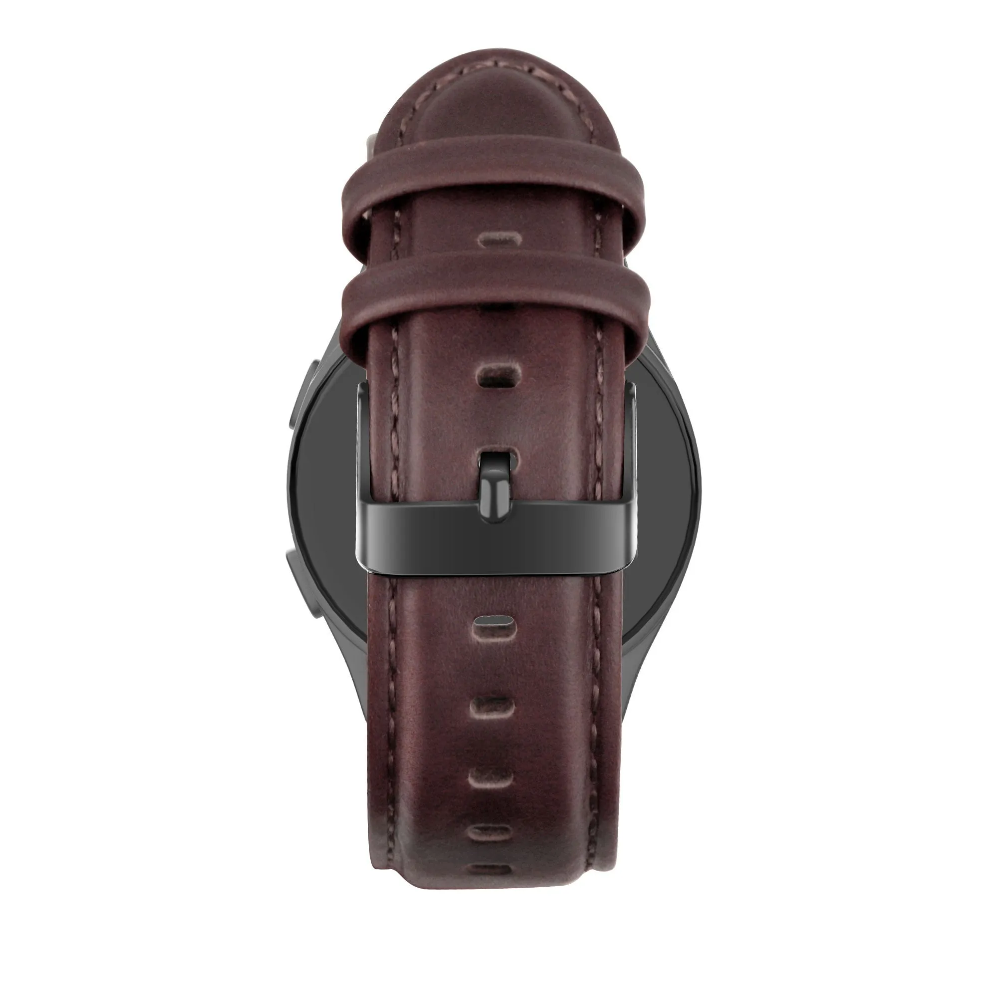 #1 Best Seller: Bandz Huawei Watch 4 (Pro) Leather Strap 'Classic' (Dark Brown)  Stylish & Comfortable
