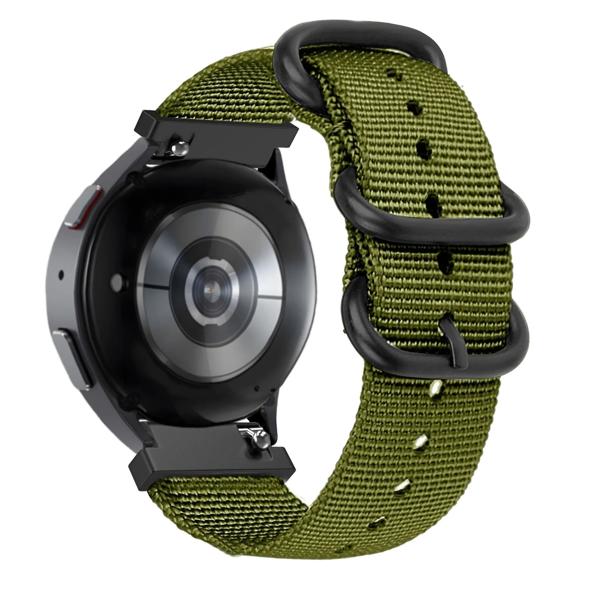 #1 Best Seller: Bandz Redmi Watch 5 Active Buckled Nylon Strap (Green)  Stylish & Comfortable