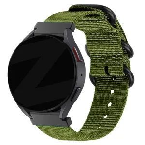 #1 Best Seller: Bandz Redmi Watch 5 Active Buckled Nylon Strap (Green)  Stylish & Comfortable