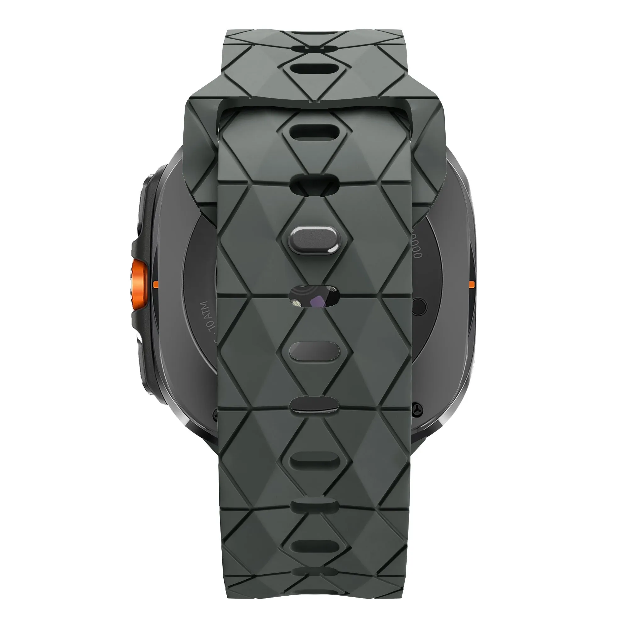 #1 Best Seller: Bandz Samsung Galaxy Watch Ultra Silicone Strap 'Hexagons' (Dark Gray)  Limited Availability!