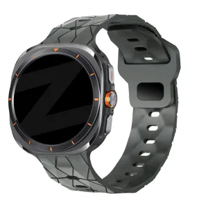#1 Best Seller: Bandz Samsung Galaxy Watch Ultra Silicone Strap 'Hexagons' (Dark Gray)  Limited Availability!