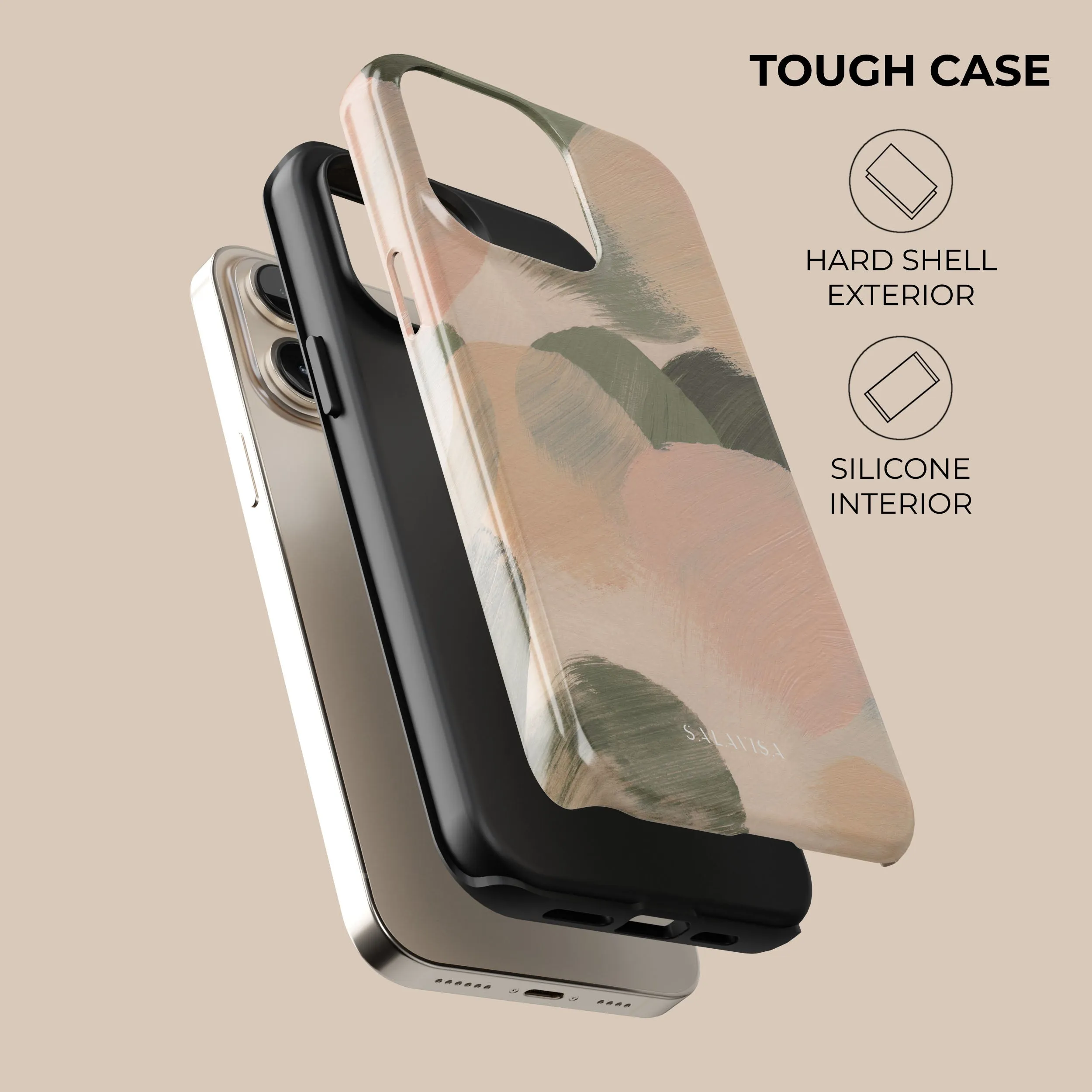 #1 Best Seller: Beige Minimalistic Phone Case  Today Only!