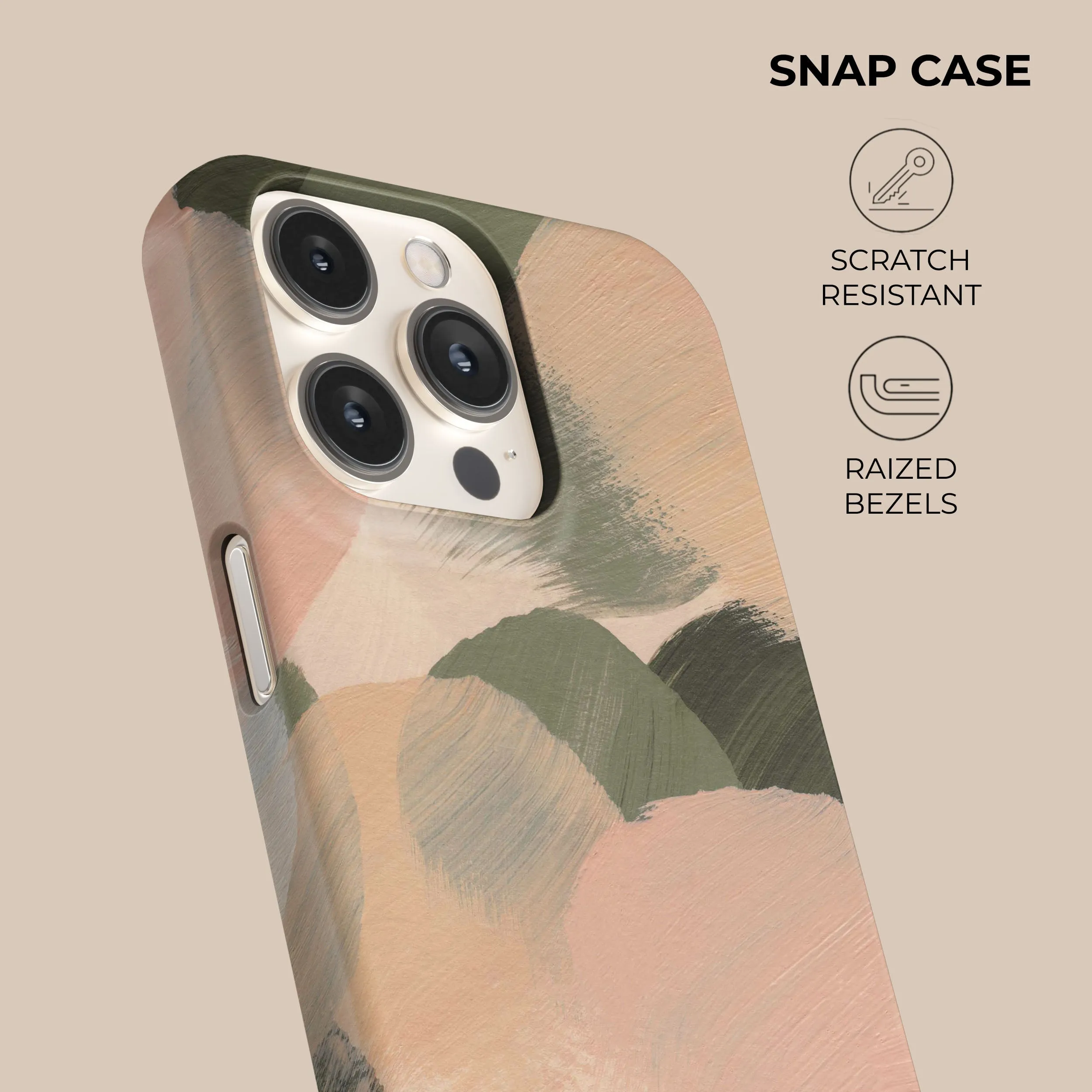 #1 Best Seller: Beige Minimalistic Phone Case  Today Only!