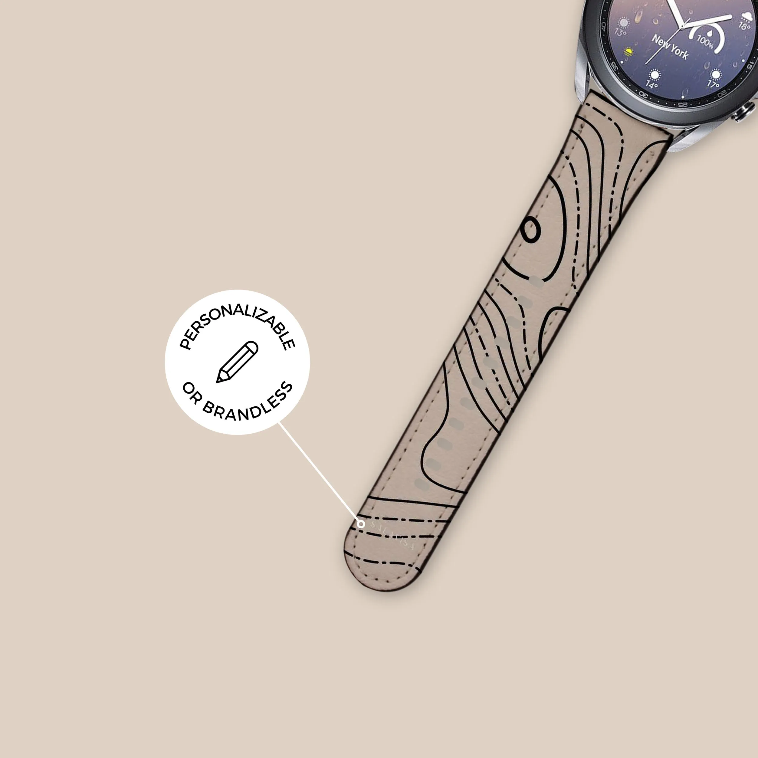 #1 Best Seller: Beige Terrain Galaxy Watch Band  Limited Release!