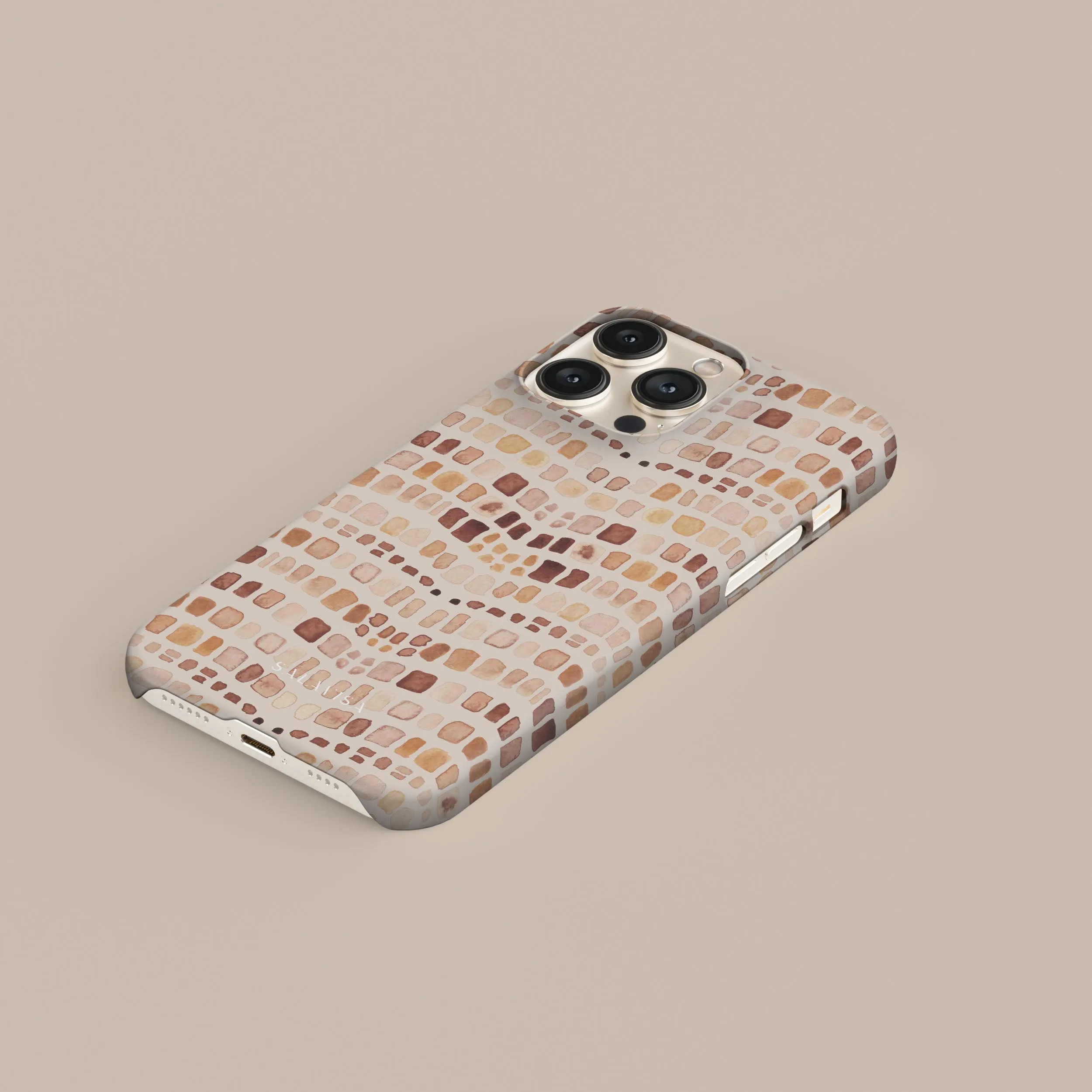 #1 Best Seller: Beige Watercolor Safari Phone Case  Last Chance!