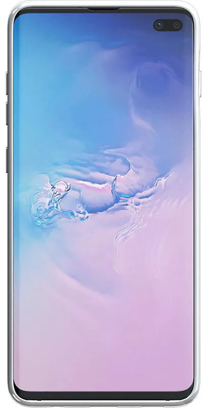 #1 Best Seller: Blue and Gold Clear Floral Samsung Case  Stylish & Comfortable