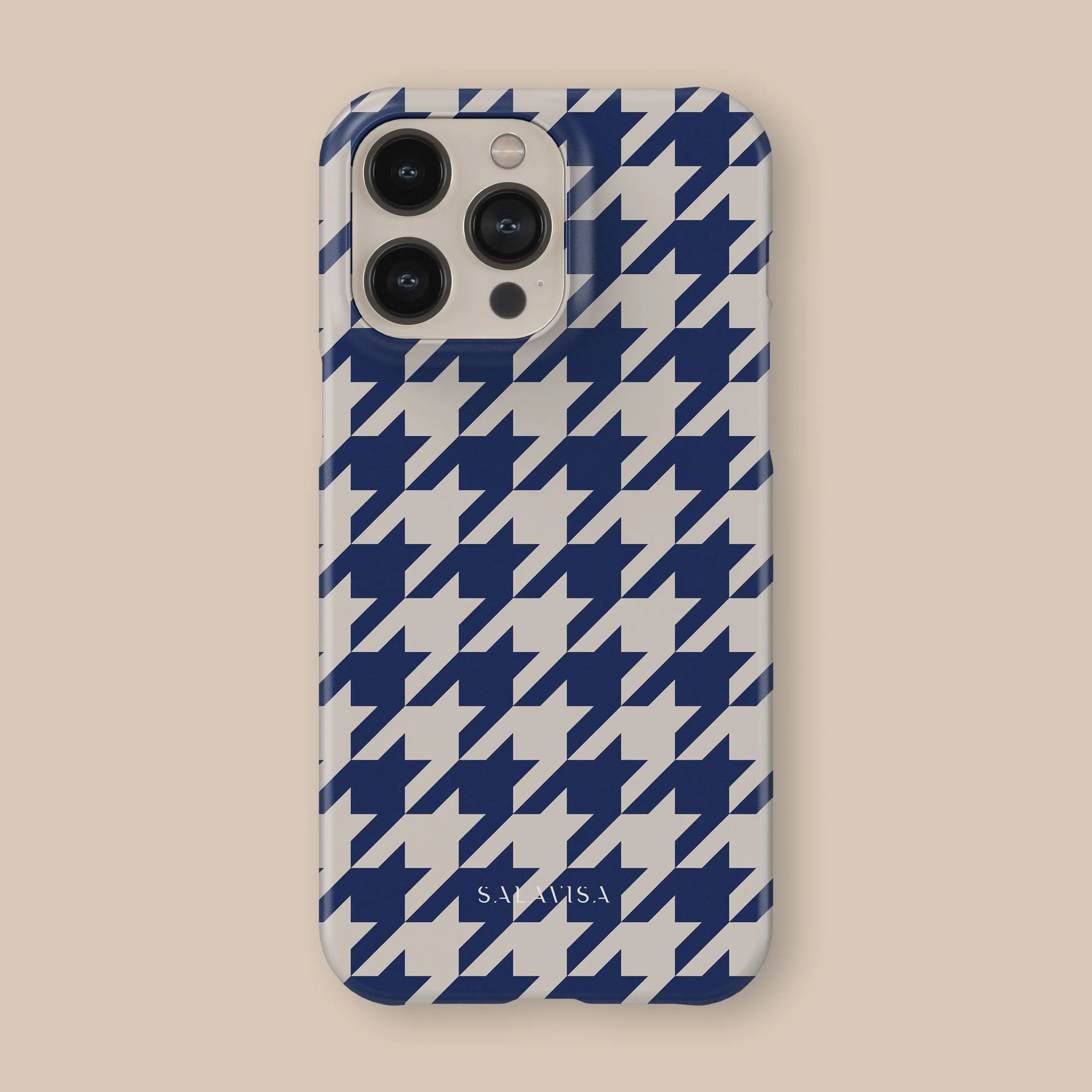 #1 Best Seller: Blue Houndstooth Phone Case  Last Chance!