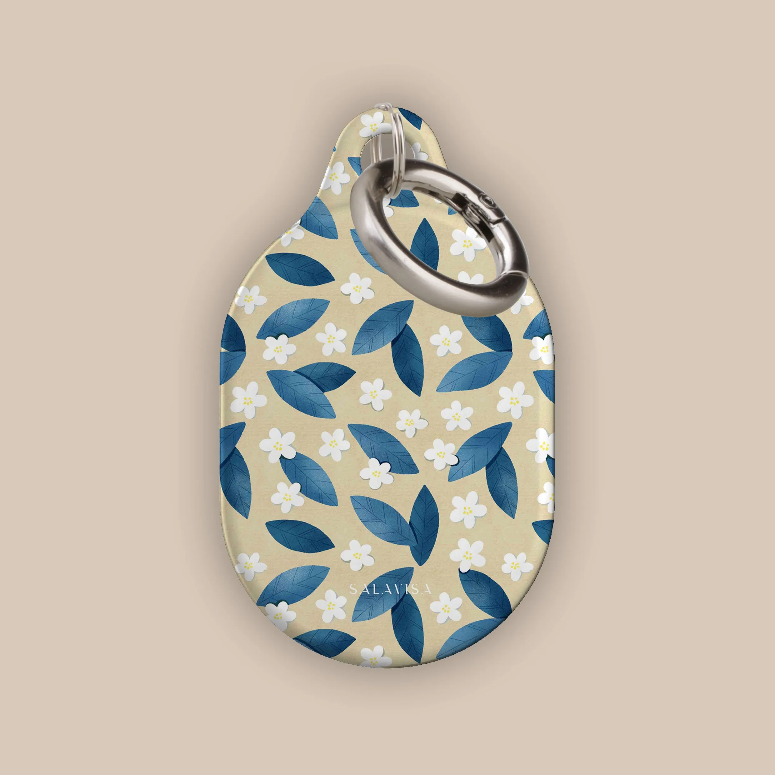 #1 Best Seller: Blue Leafs AirTag Holder  Today Only!