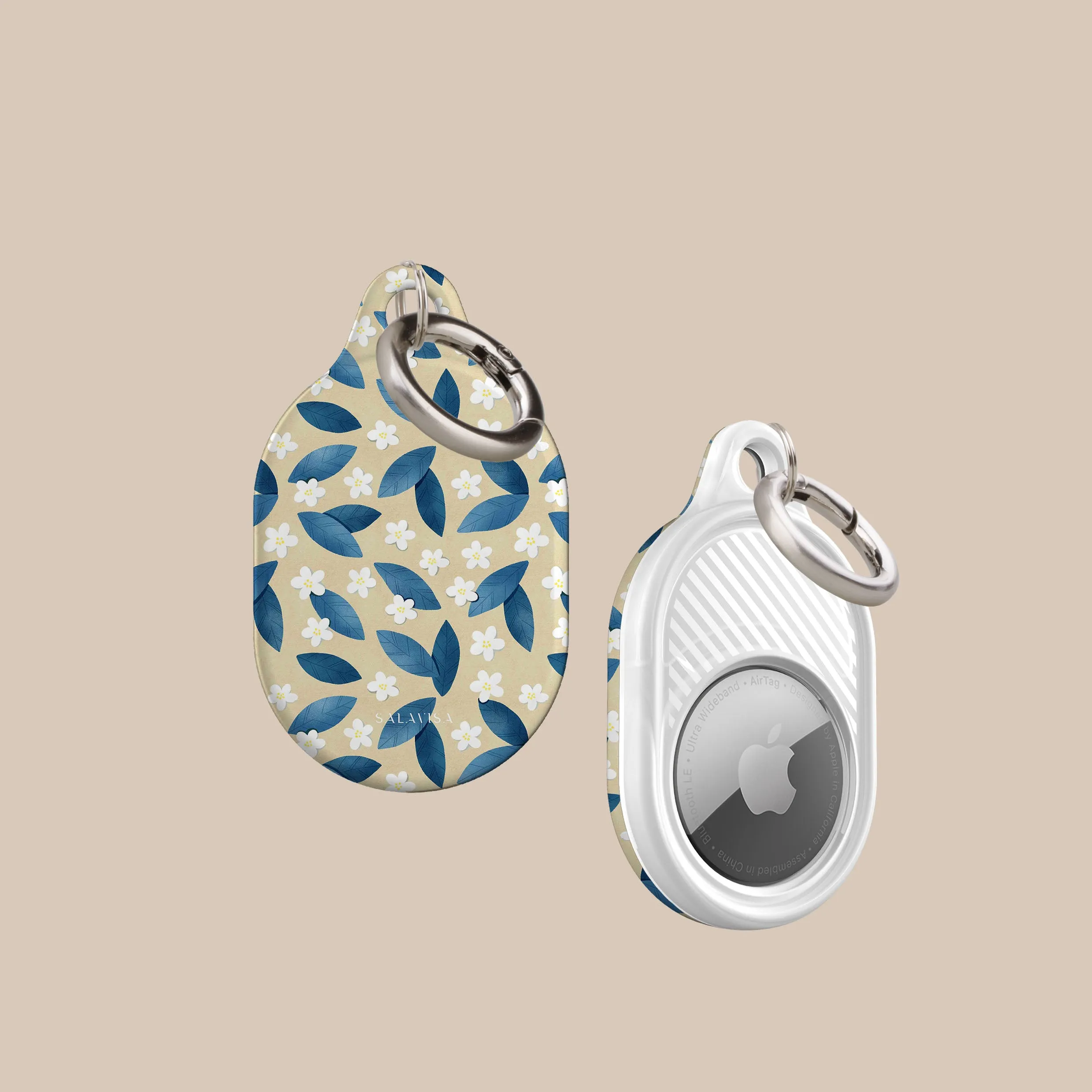 #1 Best Seller: Blue Leafs AirTag Holder  Today Only!