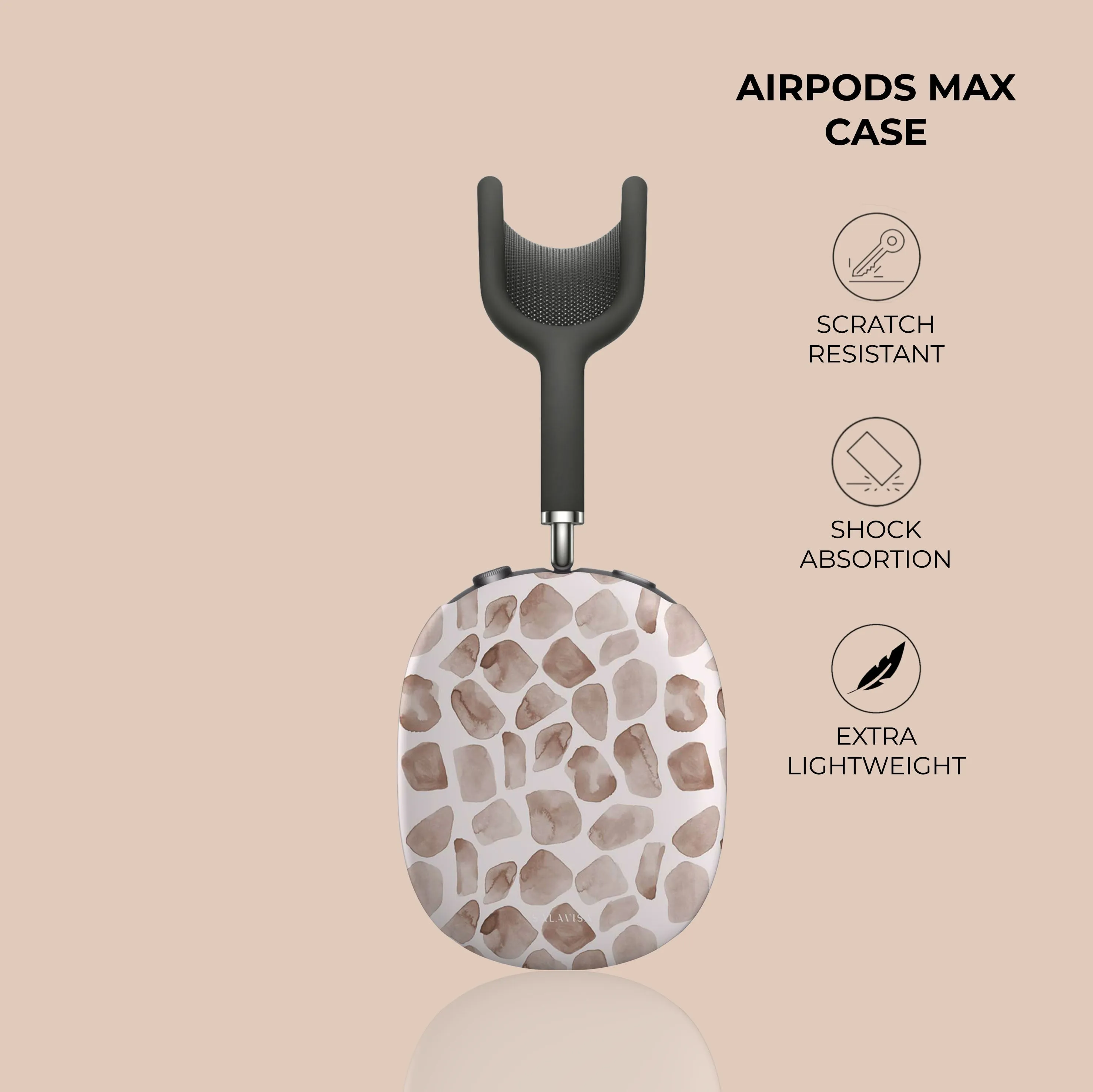 #1 Best Seller: Brown Watercolor Safari AirPods Max Case  Limited Availability!