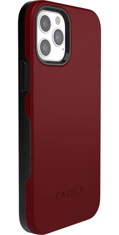#1 Best Seller: Burgundy Red on Black | Ultra-Protective Bold Case  Limited Availability!