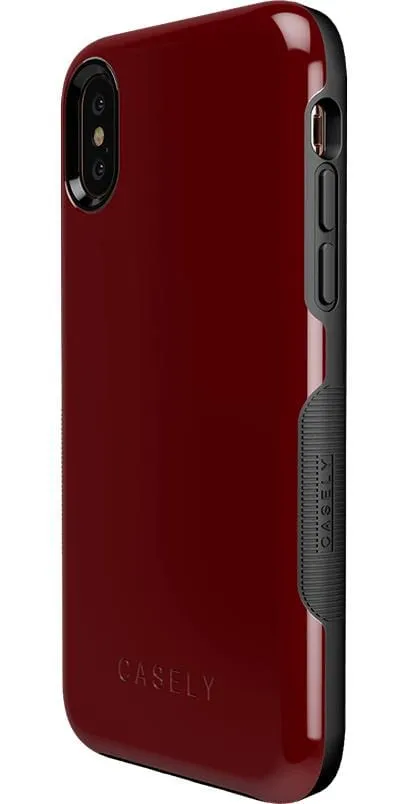 #1 Best Seller: Burgundy Red on Black | Ultra-Protective Bold Case  Limited Availability!