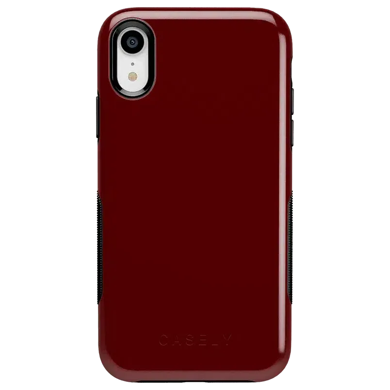 #1 Best Seller: Burgundy Red on Black | Ultra-Protective Bold Case  Limited Availability!