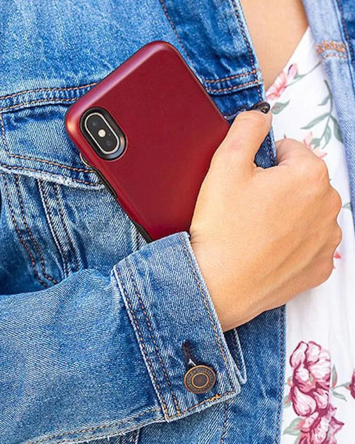 #1 Best Seller: Burgundy Red on Black | Ultra-Protective Bold Case  Limited Availability!